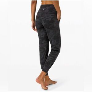 Lululemon Align Jogger Gray black Camo Yoga Size 4 EUC